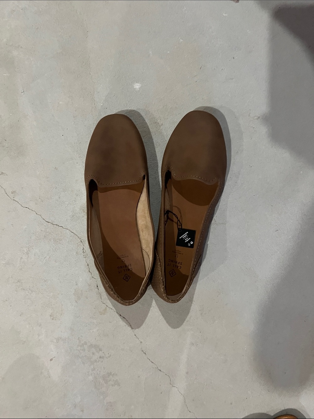 Call It Spring Brown Slip-On Loafers